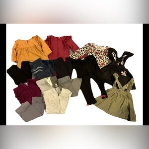 Sold-12-24 Month Girl Matching Set Long Sleeve Disney Outfit Lot Of 14 Pieces